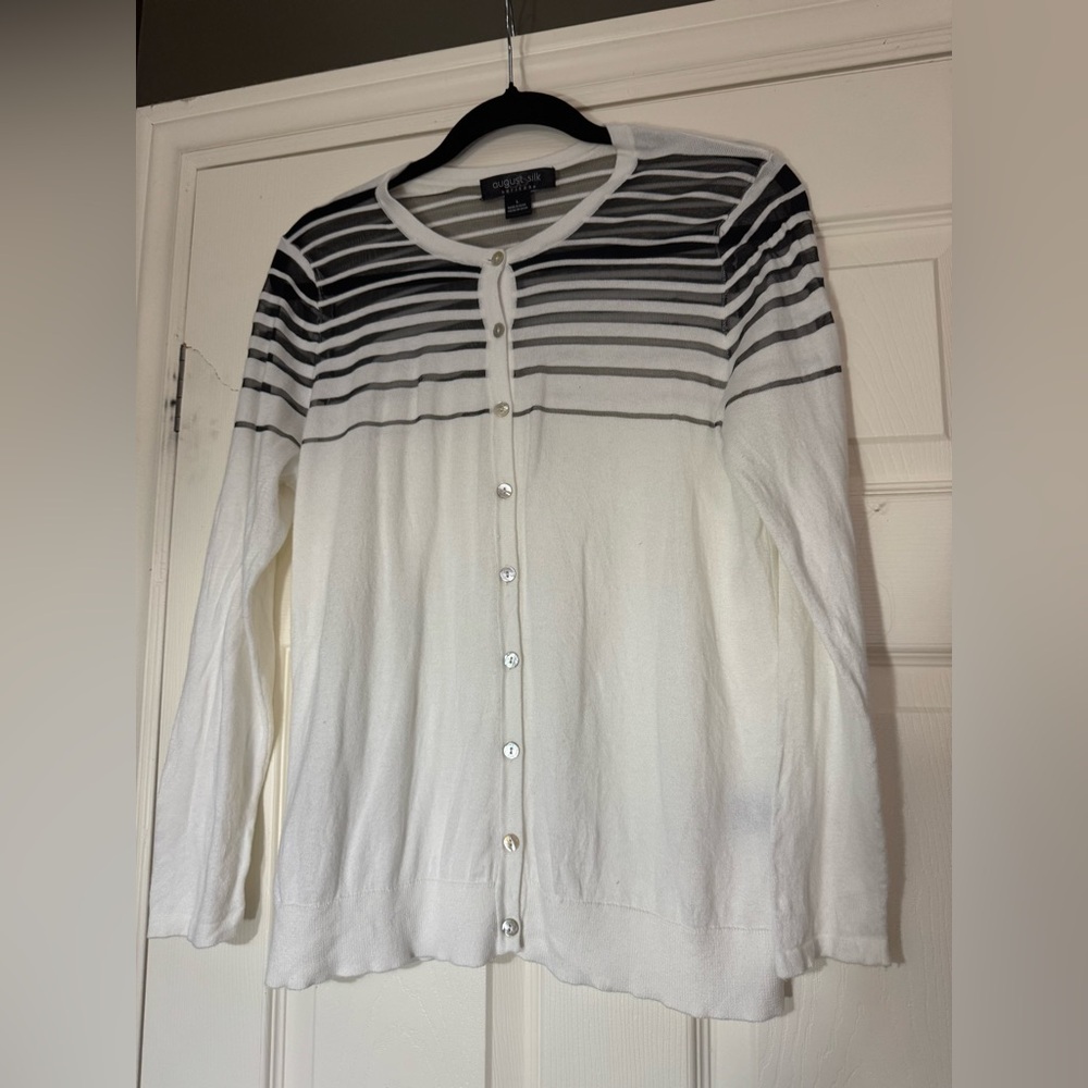 August Silk Cardigan